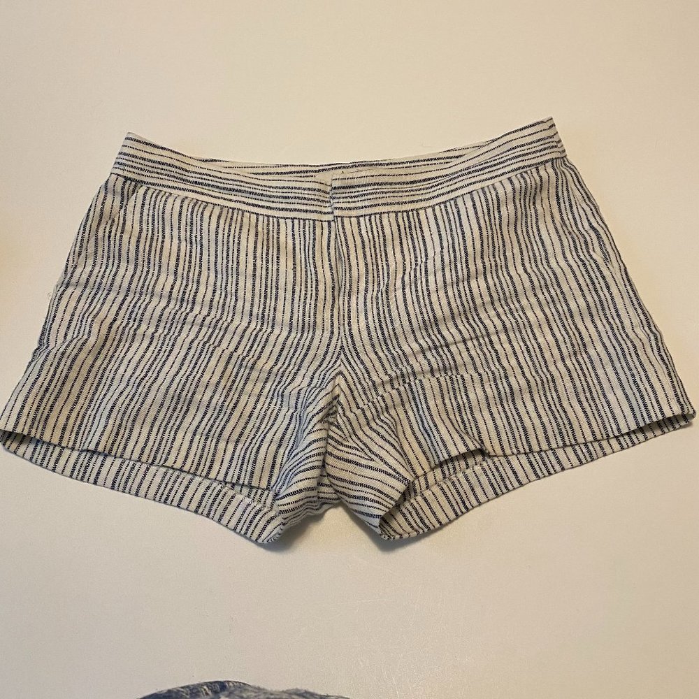 Joie Linen Viennete Striped shorts 4